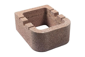 LEIER - Rézsükő 25x31x12,5 BARNA